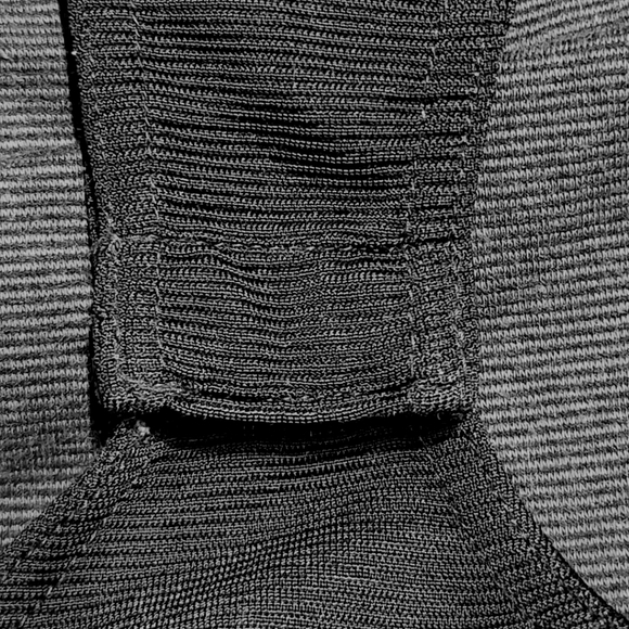 ANN TAYLOR ♡ Sweet Vintage Black Ribbed Adjustable Snaps Long Sleeve Bodysuit M - Picture 15 of 17